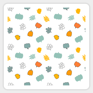 Cute pumpkins Sticker